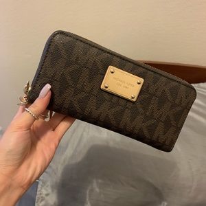 Brown MK purse